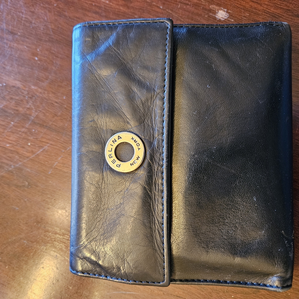 Berlin New York Black Leather Wallet